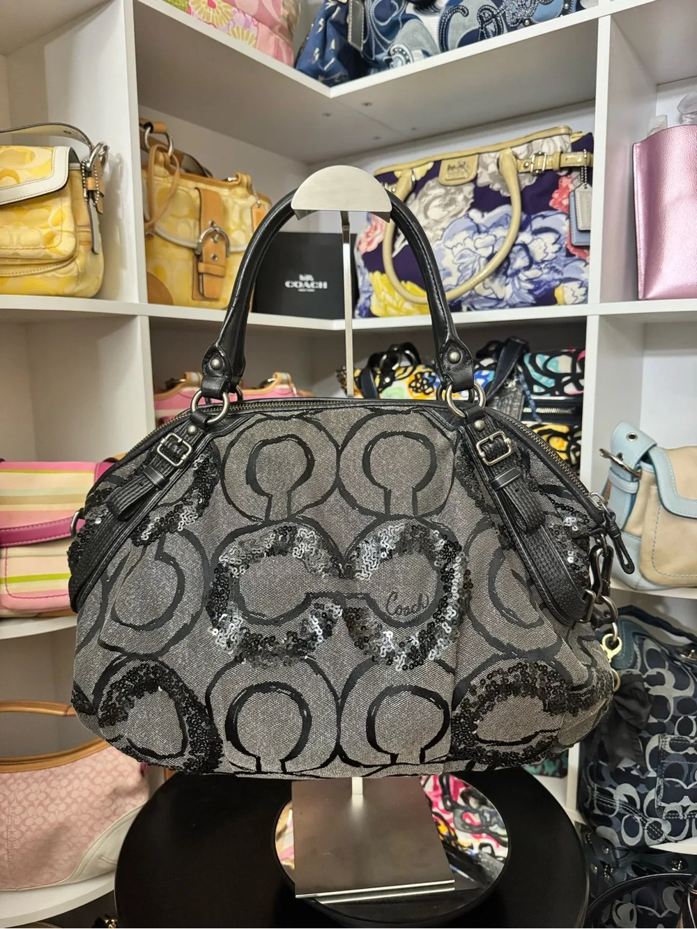 Coach satchel signature
